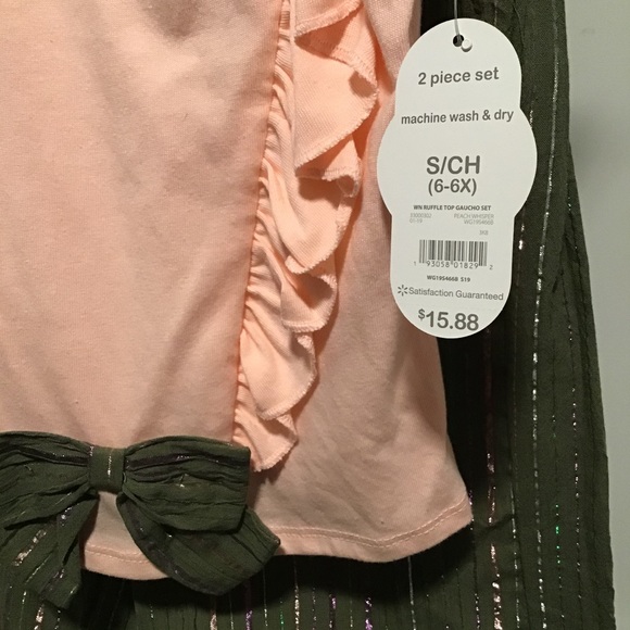 Wonder Nation Girls Pant Set Size 6-6X NWT - Picture 5 of 8